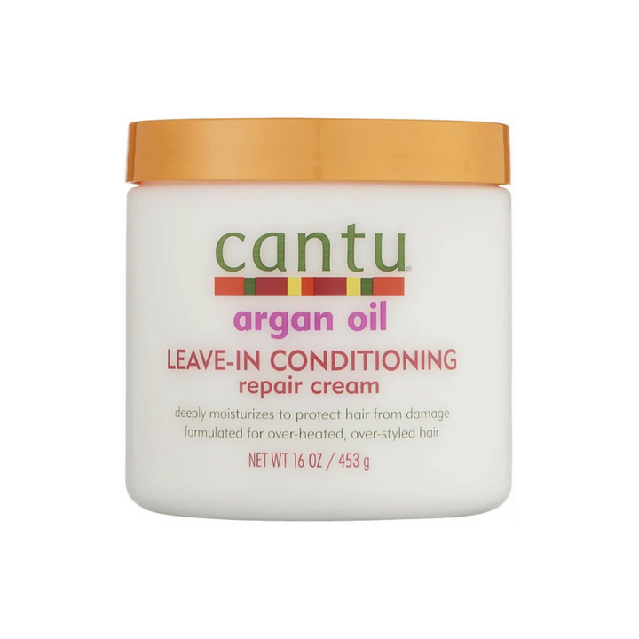 Cantu Argan Oil Leave-In Conditioner Repair Cream 16oz (453g)