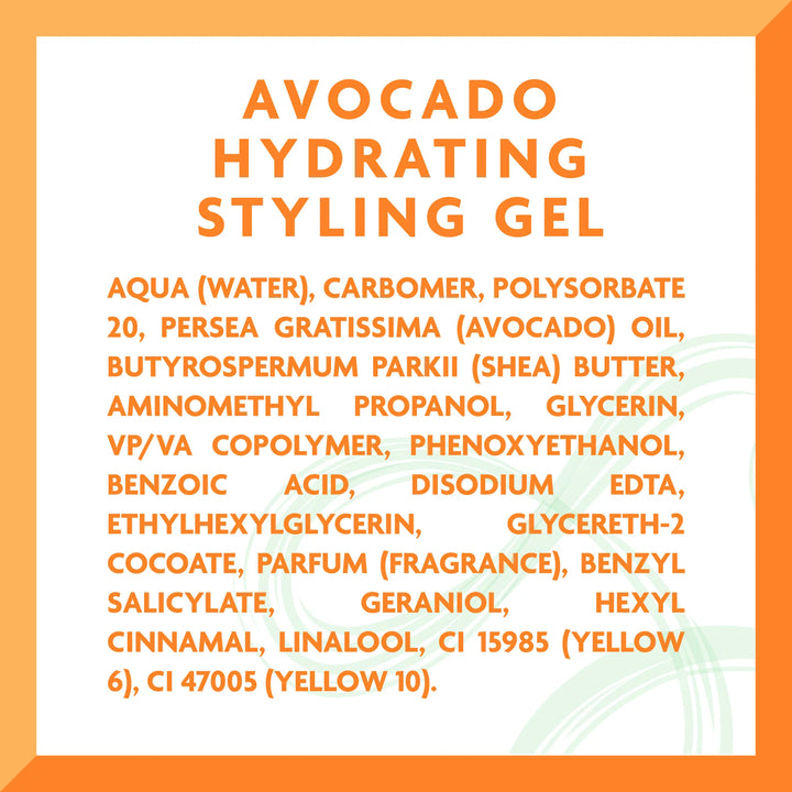 Cantu Avocado Oil & Shea Butter Hydrating Gel - 18.5 oz (524g)