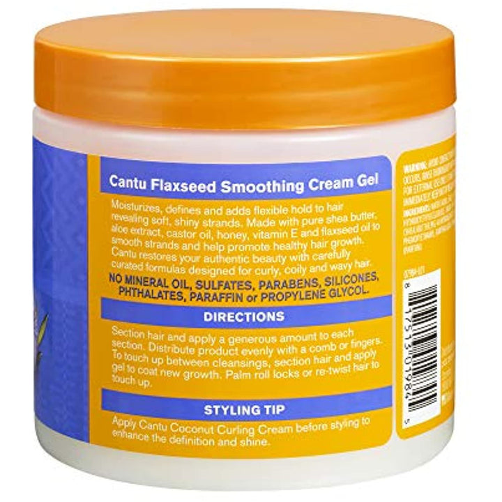 Cantu Flaxseed Smoothing Cream Gel - 16 oz (453 g)
