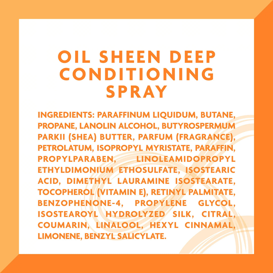 Cantu Oil Sheen Deep Conditioning Spray - 10 oz (382 ml)