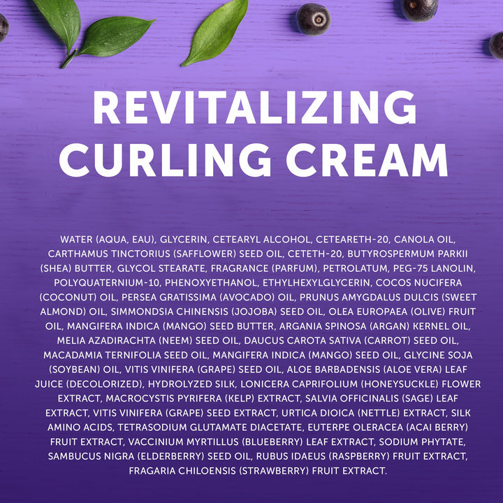 Cantu Acai Berry Revitalising Curling Cream - 12 oz (340 g)