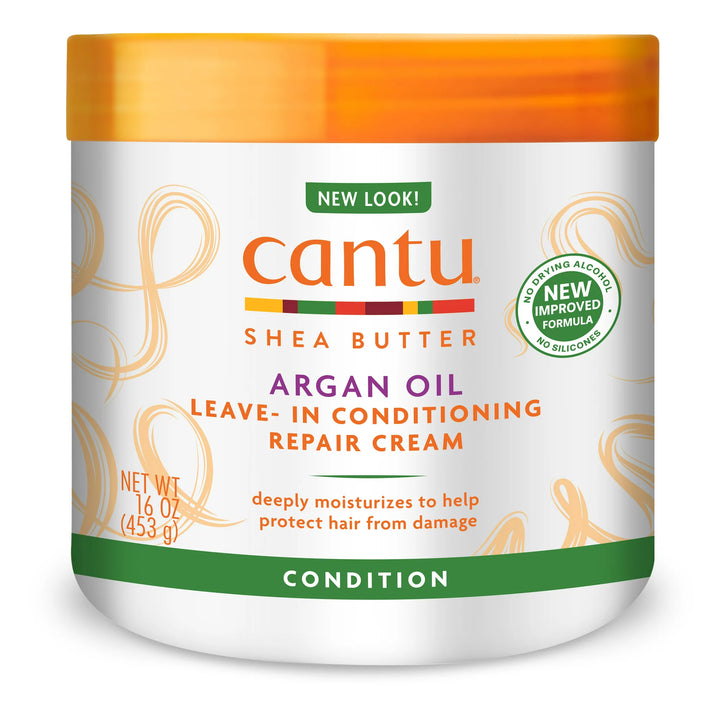 Cantu Argan Oil Leave-In Conditioner Repair Cream 16oz (453g)