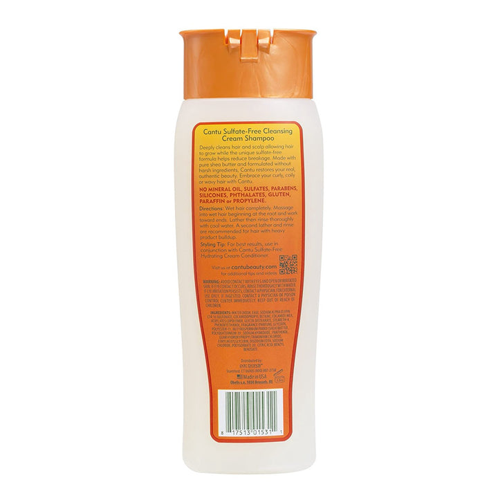 Cantu Sulfate-Free Cleansing Cream Shampoo-13.5 fl.oz. (400ml)
